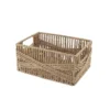 PANIER RECTANGLE PAPIER 26X17.5X12CM NATUREL