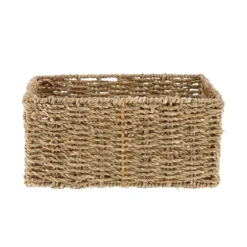 PANIER RECTANGLE VEGETALE 25X15X12CM NATUREL