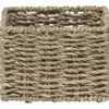 PANIER RECTANGULAIRE MATIERE VEGETALE 14X11X10CM NATUREL