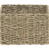 PANIER RECTANGULAIRE MATIERE VEGETALE 22X19X14CM NATUREL