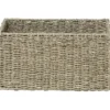 PANIER RECTANGULAIRE MATIERE VEGETALE 35X25X18CM NATUREL