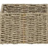 PANIER RECTANGULAIRE MATIERE VEGETALE 18X15X12CM NATUREL