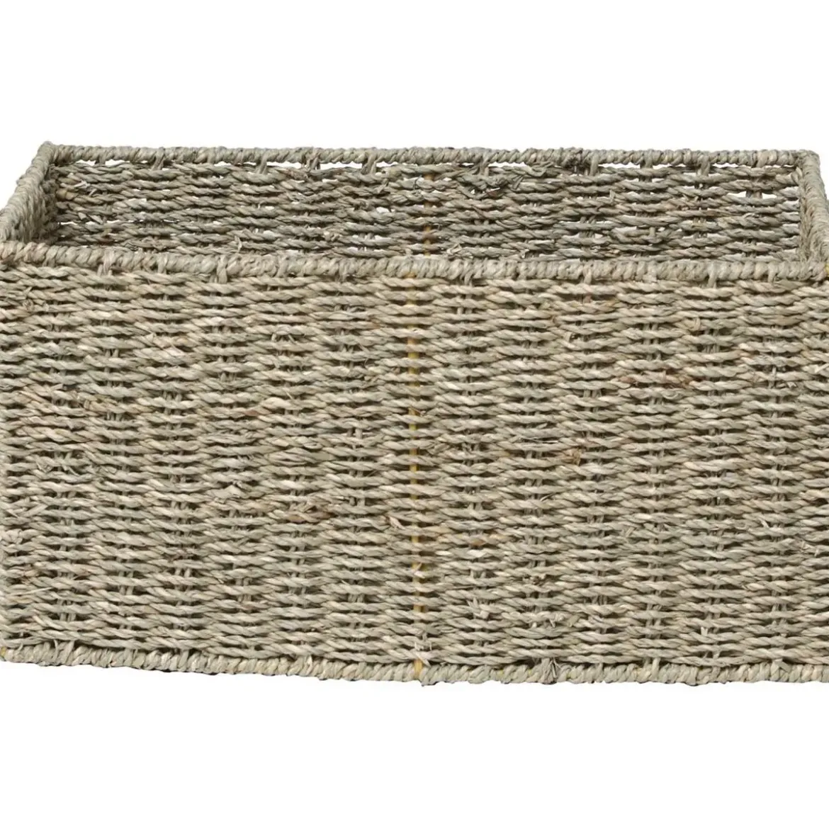PANIER RECTANGULAIRE MATIERE VEGETALE 40X30X20CM NATUREL