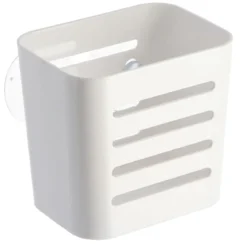 PANIER RECTANGULAIRE SUR VENTOUSES BLANC PETIT MODELE