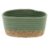PANIER RECTANGULAIRE 19X11X10CM KAKI NATUREL