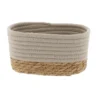PANIER RECTANGULAIRE 19X11X10CM TAUPE NATUREL