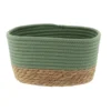 PANIER RECTANGULAIRE 23X15X13.5CM KAKI NATUREL