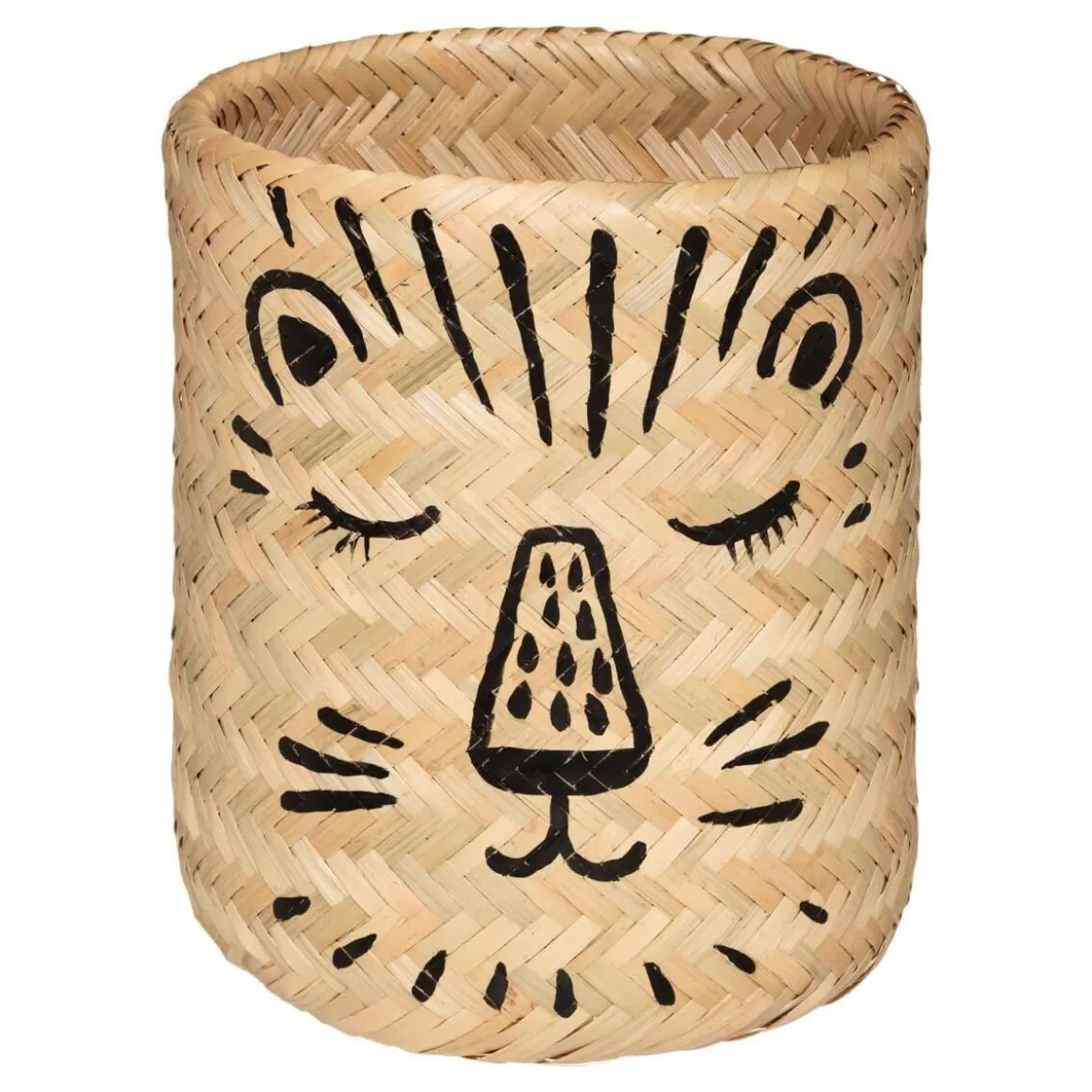 PANIER BAMBOU SAFARI D.25X30.5CM