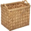 PANIER BOIS CLAIR RECTANGLE D.37X27X29.5CM