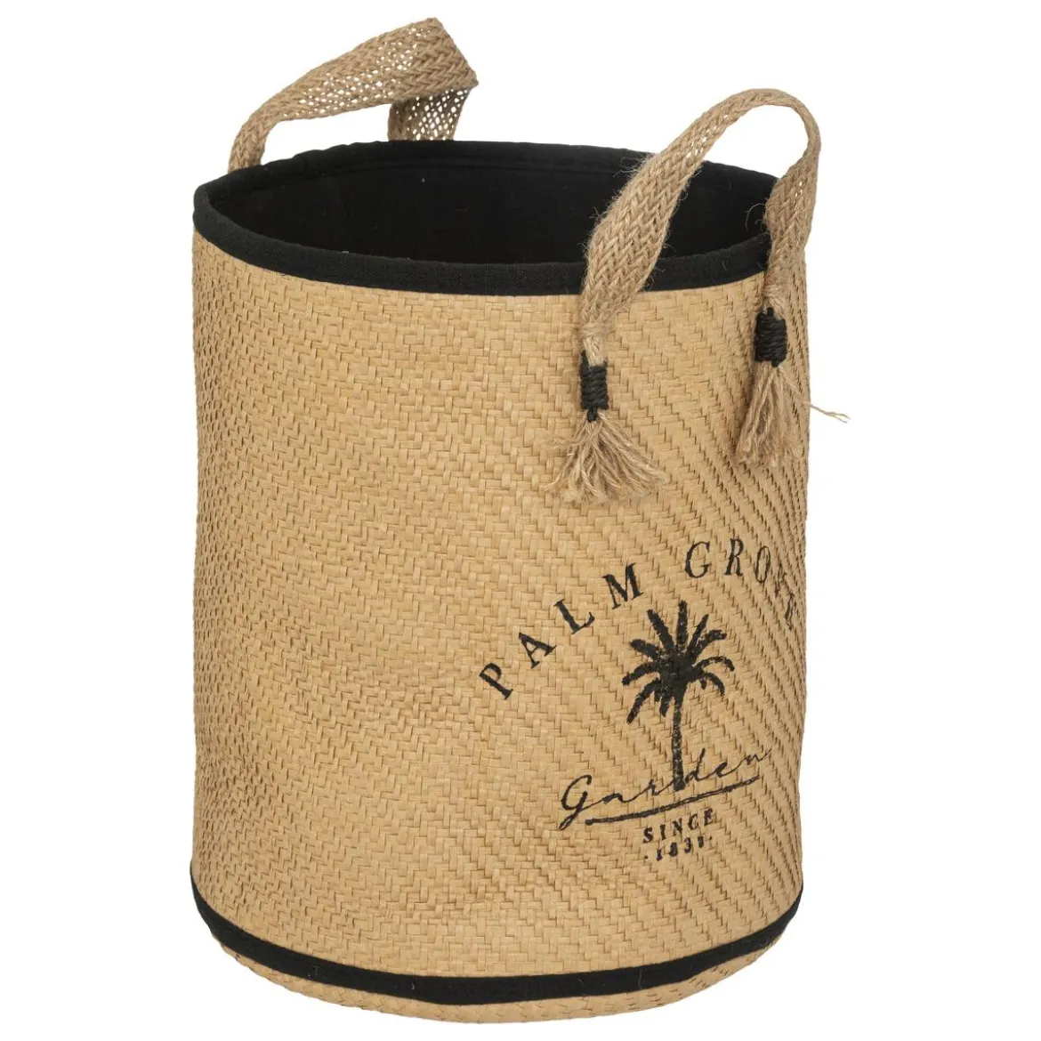 PANIER BOTANIC ROND NATUREL D.32.5X28CM
