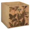 PANIER DE RANGEMENT BAMBOU PRINT 31X31CM