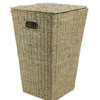 PANIERE A LINGE MATIERE VEGETALE AVEC COUVERCLE NATUREL