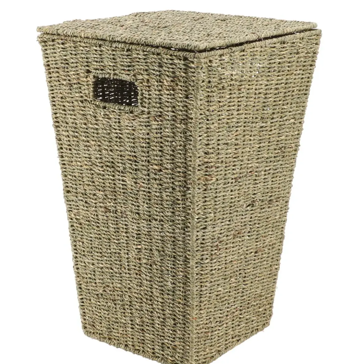 PANIERE A LINGE MATIERE VEGETALE AVEC COUVERCLE NATUREL
