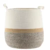 PANIERE A LINGE PM D33X37CM NATUREL MARRON CHINE