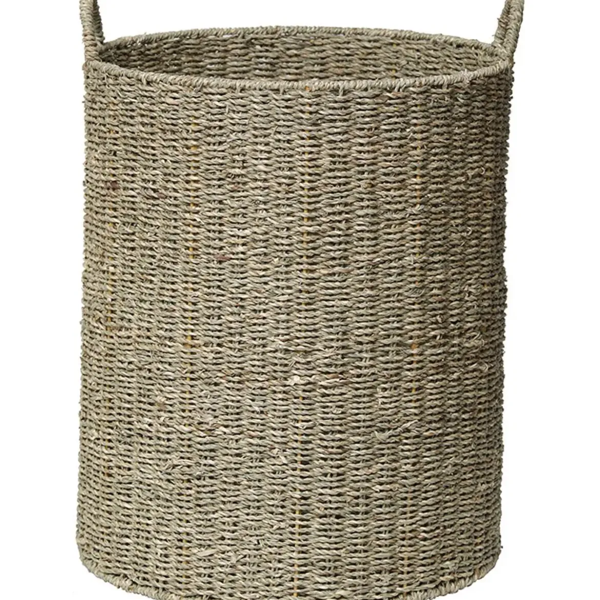 PANIERE A LINGE RONDE MATIERE VEGETALE 56X42CM NATUREL