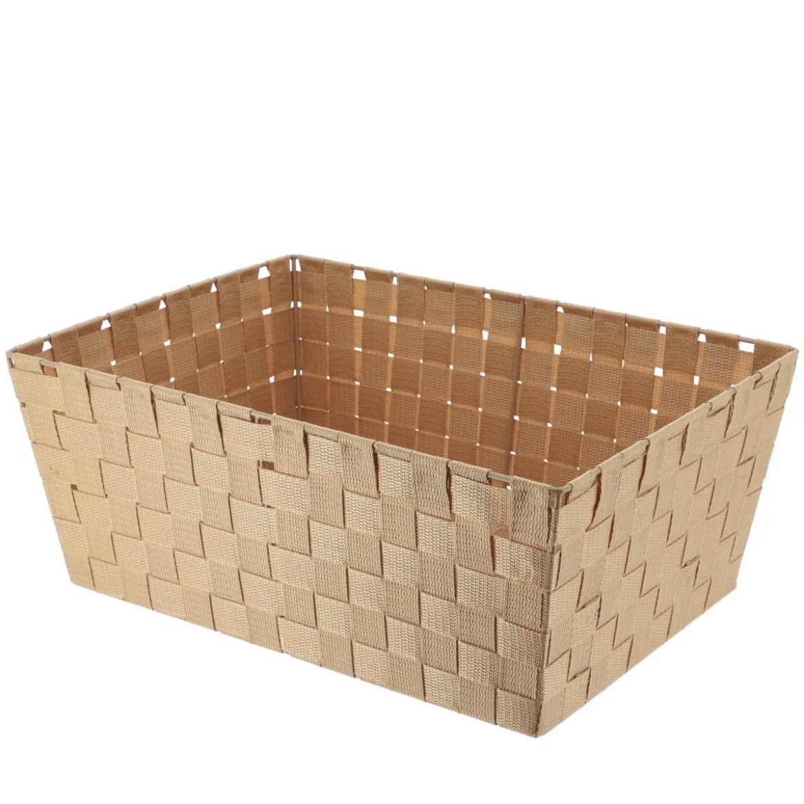 PANIERE DRESSING POLYESTER 32.5X45X18CM BEIGE