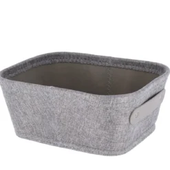 PANIERE DRESSING POLYESTER ET EVA L20.5XP26XH10.5CM GRIS
