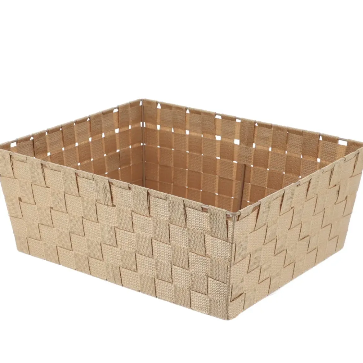 PANIERE DRESSING POLYESTER 31.5X39X15CM BEIGE