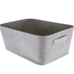 PANIERE DRESSING POLYESTER ET EVA L32.5XP45XH18CM GRIS