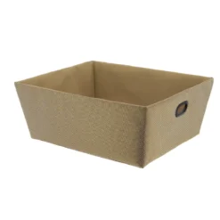 PANIERE DRESSING POLYESTER 32.5X40X15CM DORE