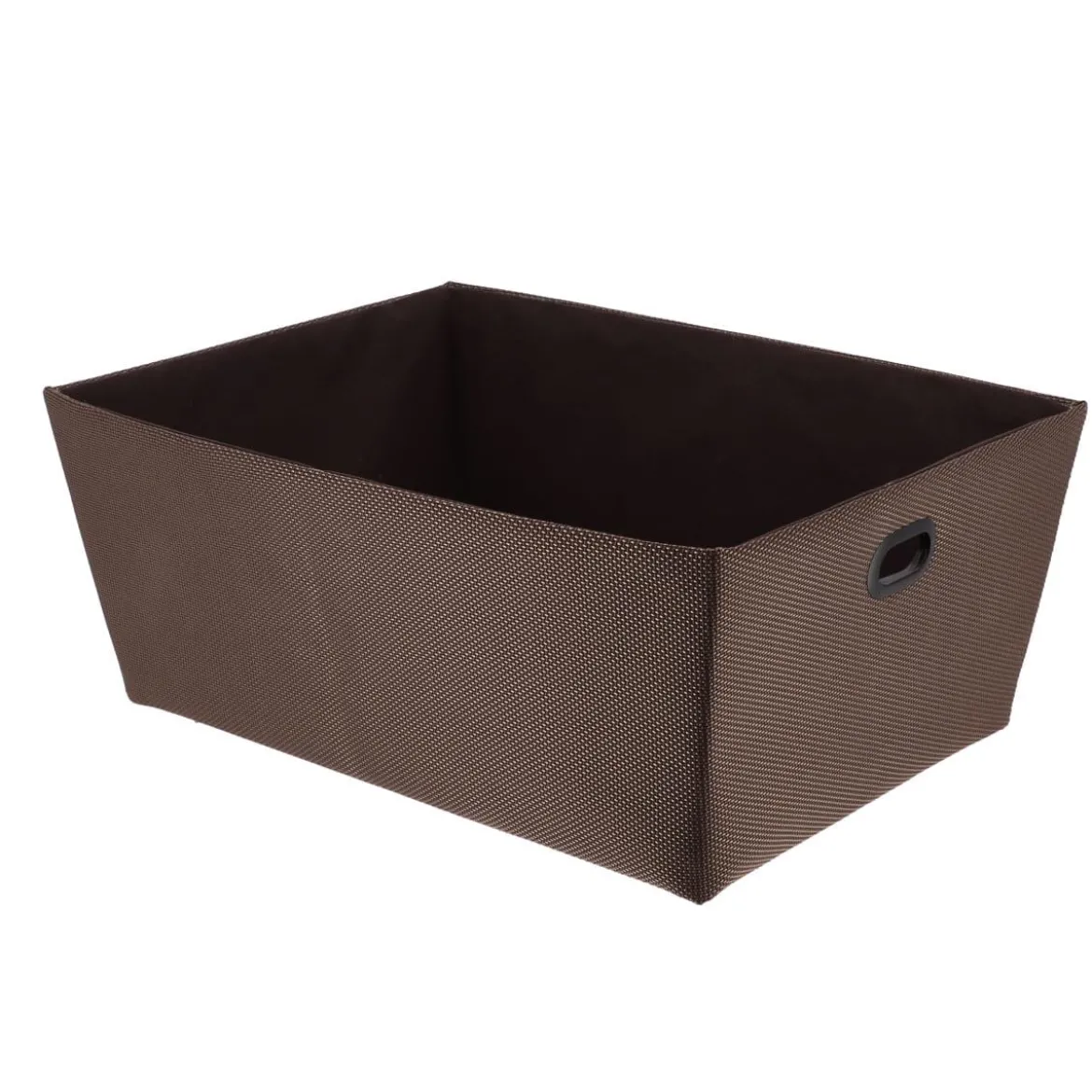 PANIERE DRESSING POLYESTER 20.5X26X10.5CM MARRON