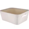 PANIERE DRESSING POLYESTER ET EVA L31.5XP39XH15CM BEIGE