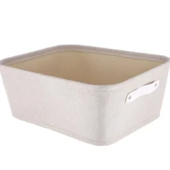 PANIERE DRESSING POLYESTER ET EVA L31.5XP39XH15CM BEIGE