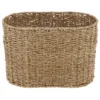 PANIERE OVALE MATIERE VEGETALE 36X21X25CM NATUREL