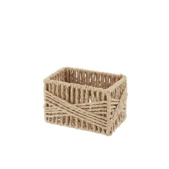 PANIERE PAPIER 12.5X8X8CM NATUREL