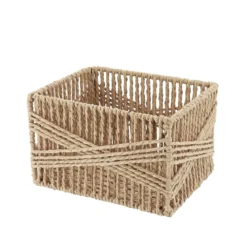 PANIERE PAPIER 19X15X12CM NATUREL