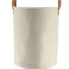 PANIERE POLYESTER FACON BOUCLETTE 40X52CM NATUREL