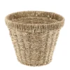 PANIERE RONDE MATIERE VEGETALE 25X19CM NATUREL