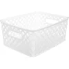 PANIER FOLK 4L BLANC