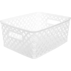 PANIER FOLK 4L BLANC