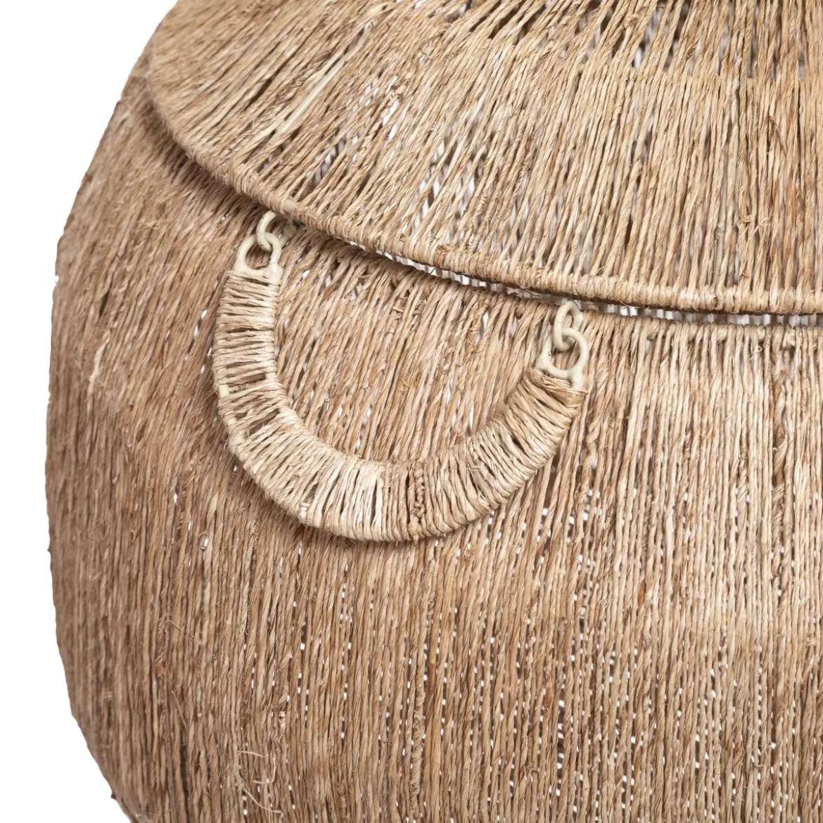 PANIER JUTE BALAYA ROND NATUREL D.44X43CM