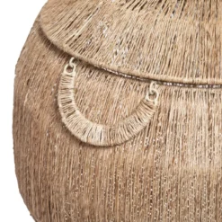 PANIER JUTE BALAYA ROND NATUREL D.54X46CM