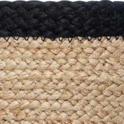 PANIER JUTE JACKSON NOIR TAILLE L