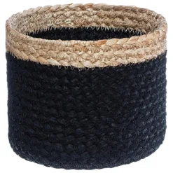 PANIER JUTE JACKSON NOIR TAILLE M