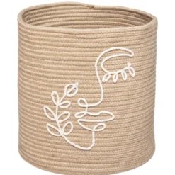 PANIER JUTE VIBE NATUREL D.30X31.5CM