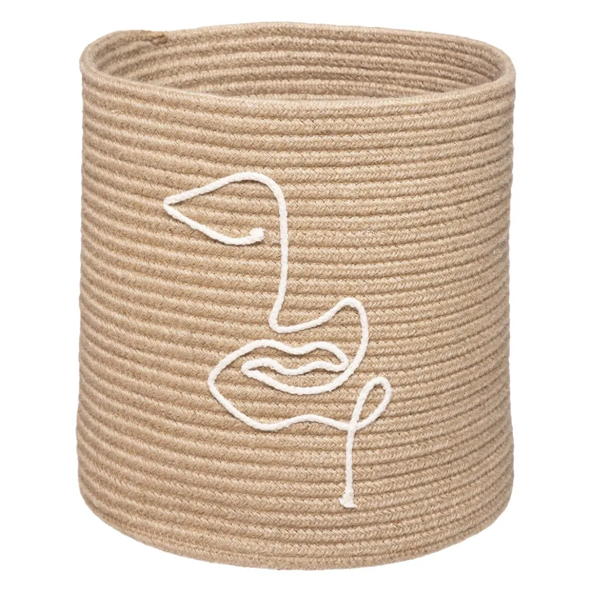 PANIER JUTE VIBE NATUREL D.30X31.5CM