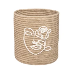PANIER JUTE VIBE NATUREL D.30X31.5CM