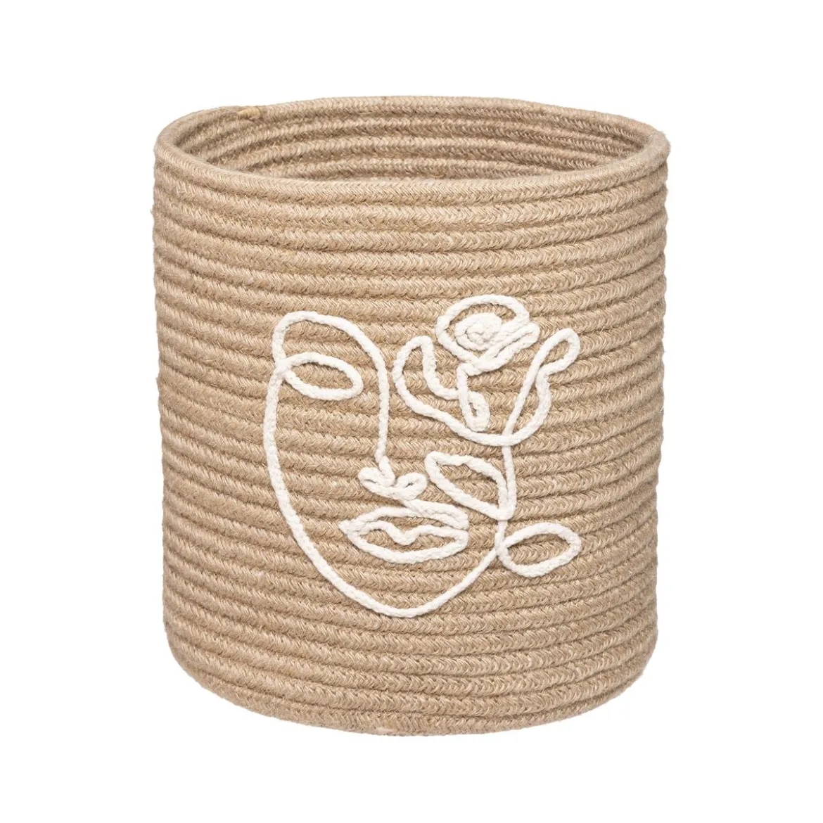 PANIER JUTE VIBE NATUREL D.30X31.5CM