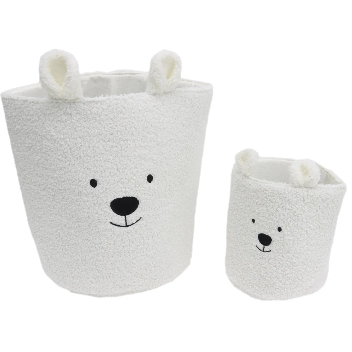 PANIER OURSON BOUCLETTE PETIT FORMAT 14.5X14.5X17.5CM