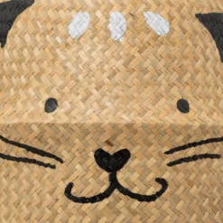 PANIER PLIABLE ROSEAU CHAT D.35CM