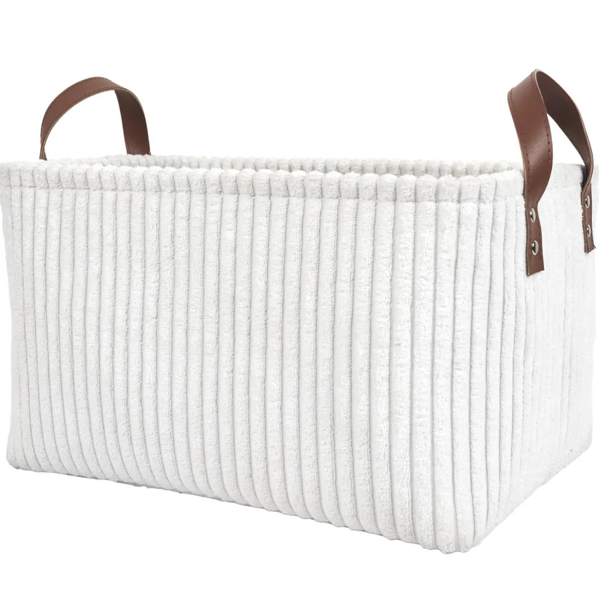 PANIER RANGEMENT BLANC COTELE M