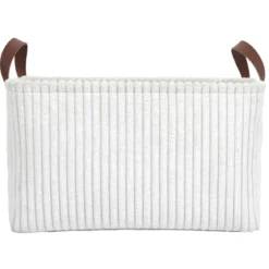 PANIER RANGEMENT BLANC COTELE M