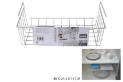 PANIER RANGEMENT ETAGERE 40X26.5X14CM