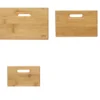 PANIER RECTANGLE BAMBOU D.36.5X23X.15CM