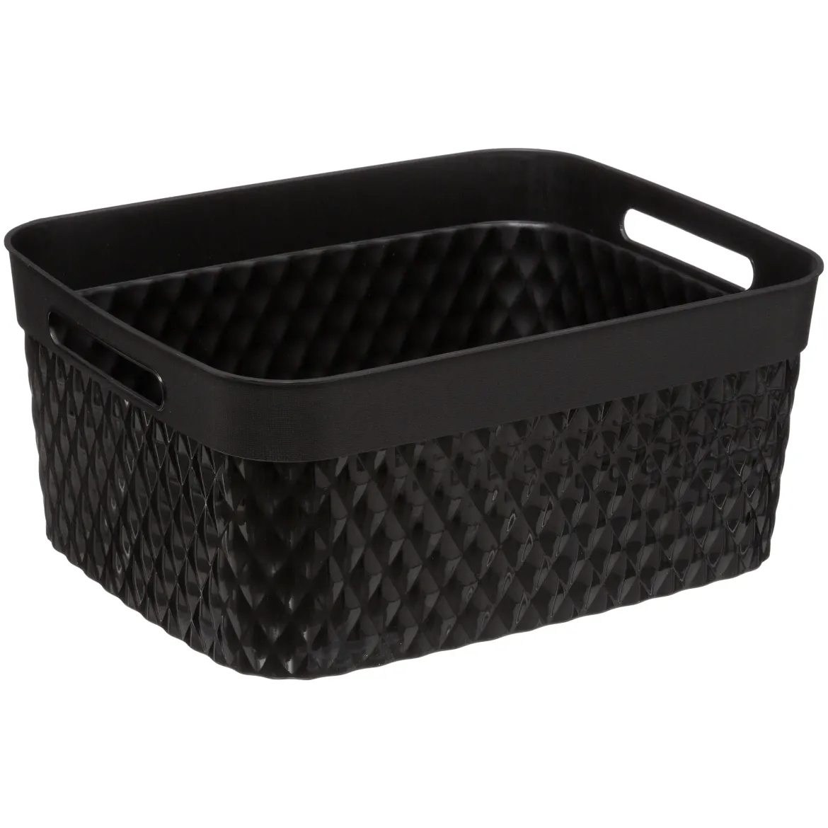 PANIER RECTANGLE DISCO 15L NOIR