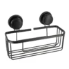 PANIER RECTANGULAIRE ALUMINIUM VENTOUSES NOIR